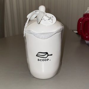 Rae Dunn Scoops Canister (matches with Icon Measuring Cups)